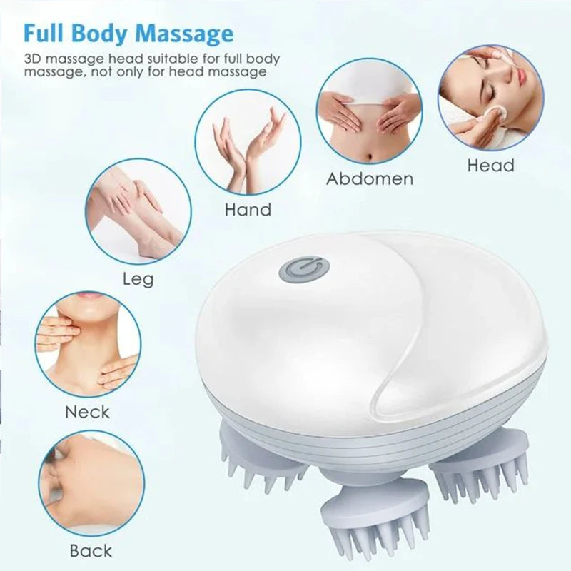 ScalpEase™ – Electric Head & Scalp Massager