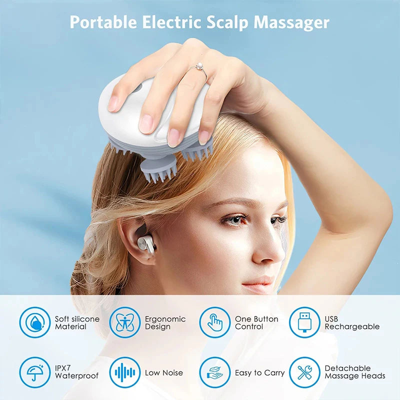 ScalpEase™ – Electric Head & Scalp Massager