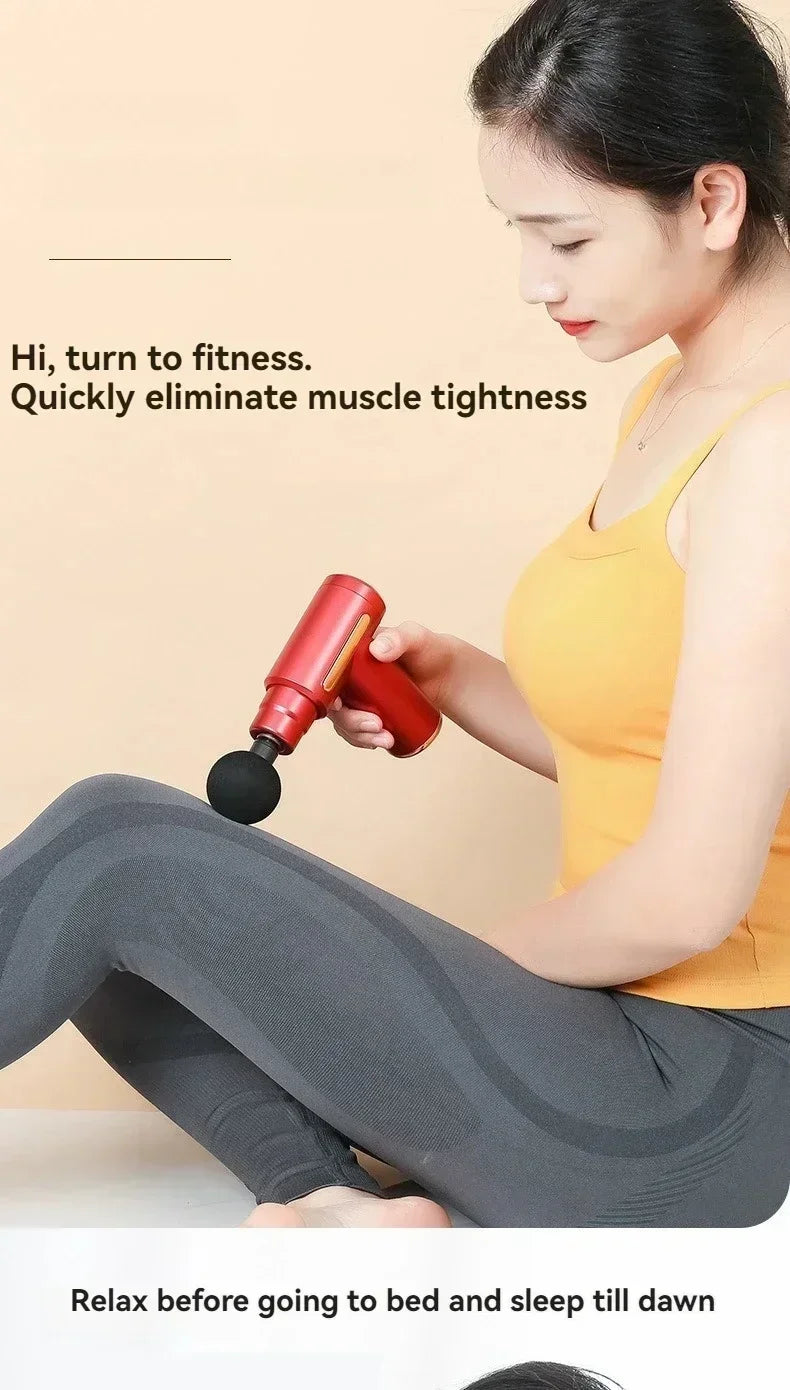 PulseRelief™ – Compact Deep Tissue Massage Gun