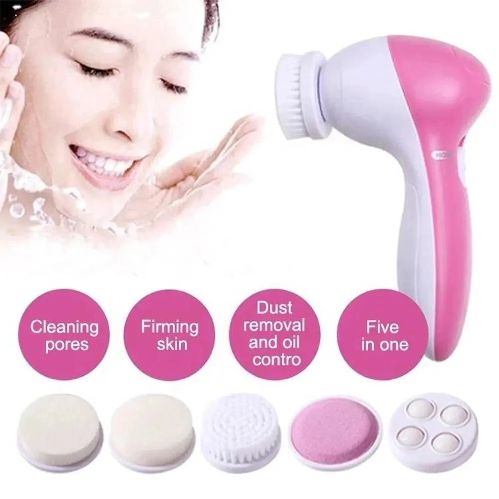 GlowSpin™ – 5-in-1 Electric Facial Cleansing & Pore Care System