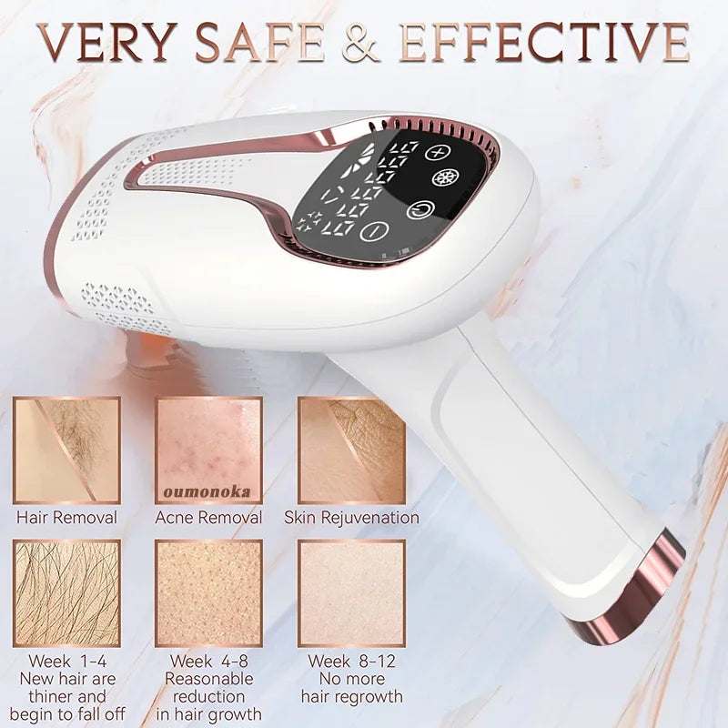 SilkPulse™ – 999,999 Flash IPL Hair Removal System