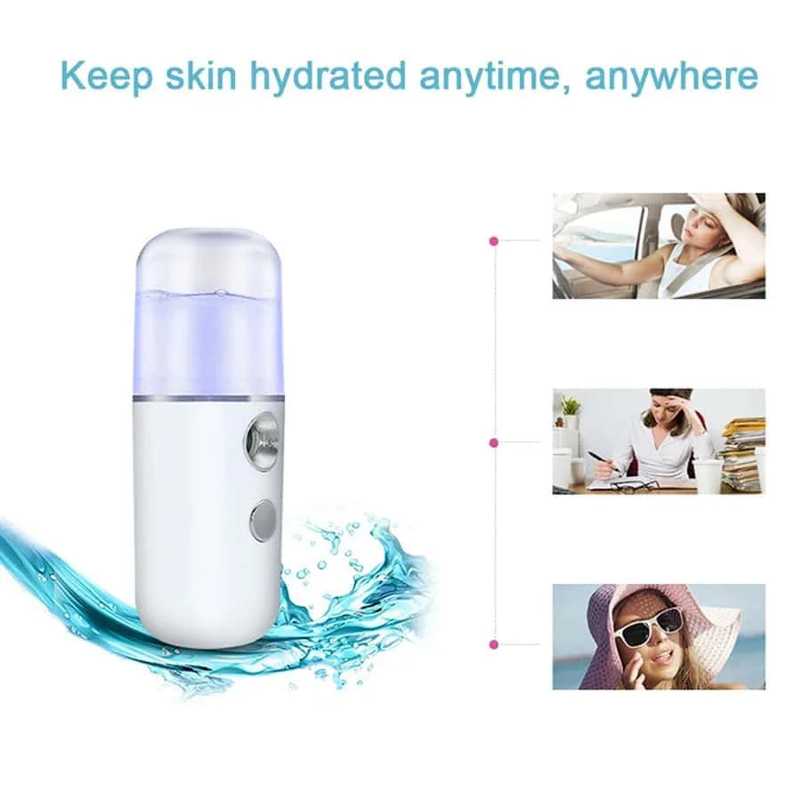 GlowMist™ – Mini Facial Steamer & Hydration Spray