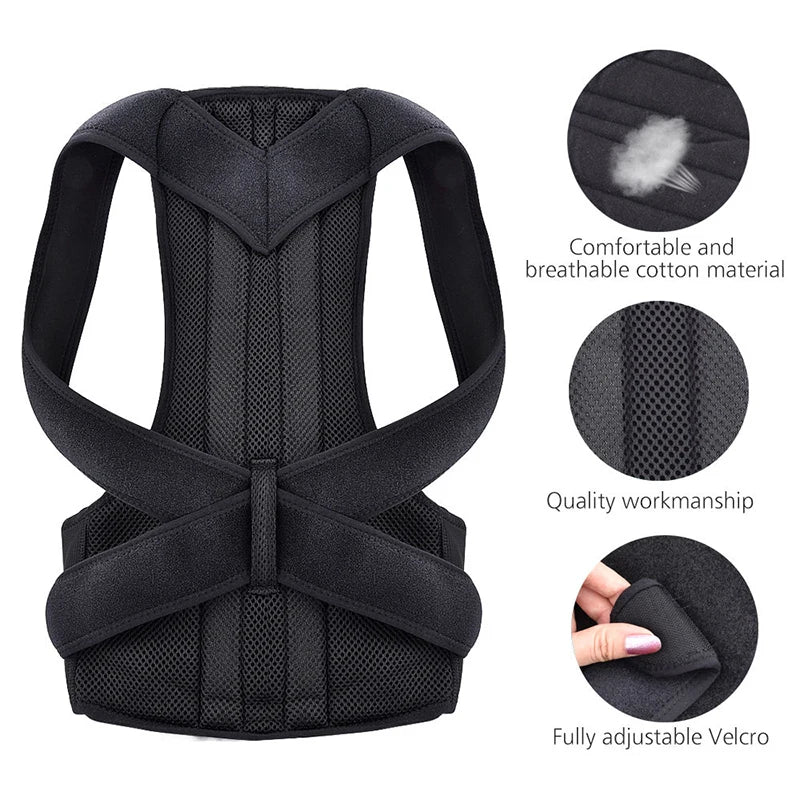 SpineAlign™ - Adjustable Upper Back Posture Corrector