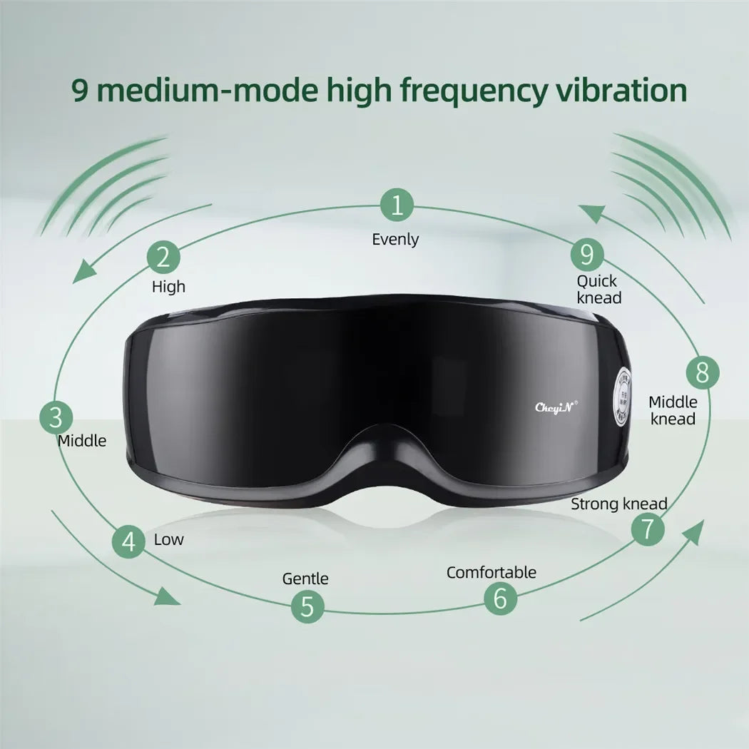 VisionRelax™ – Heated Eye Massager with Air Pressure & Vibration