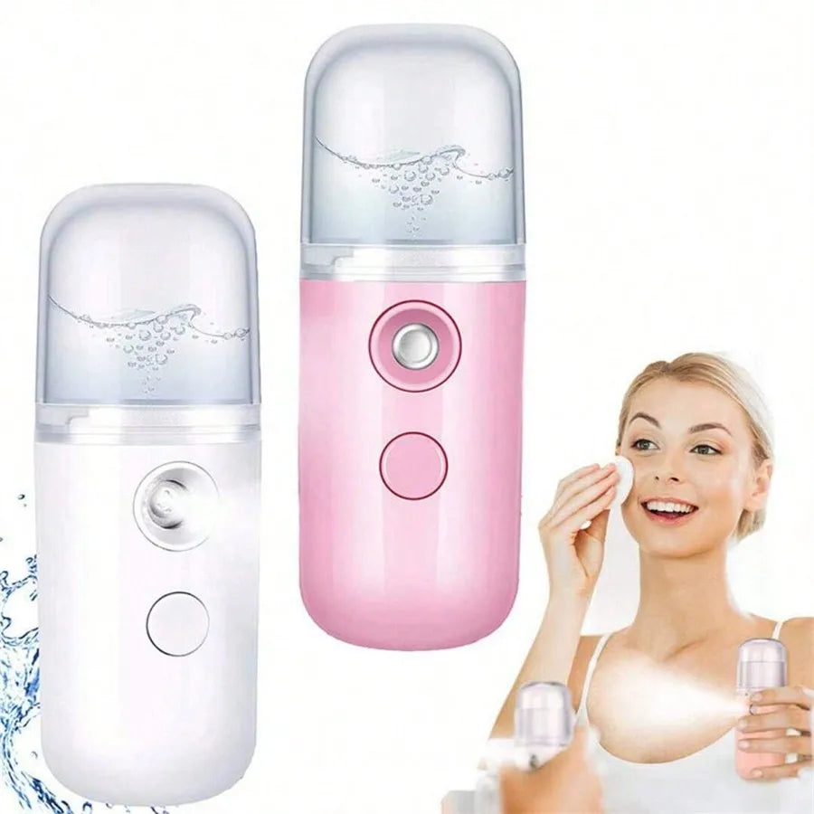 GlowMist™ – Mini Facial Steamer & Hydration Spray
