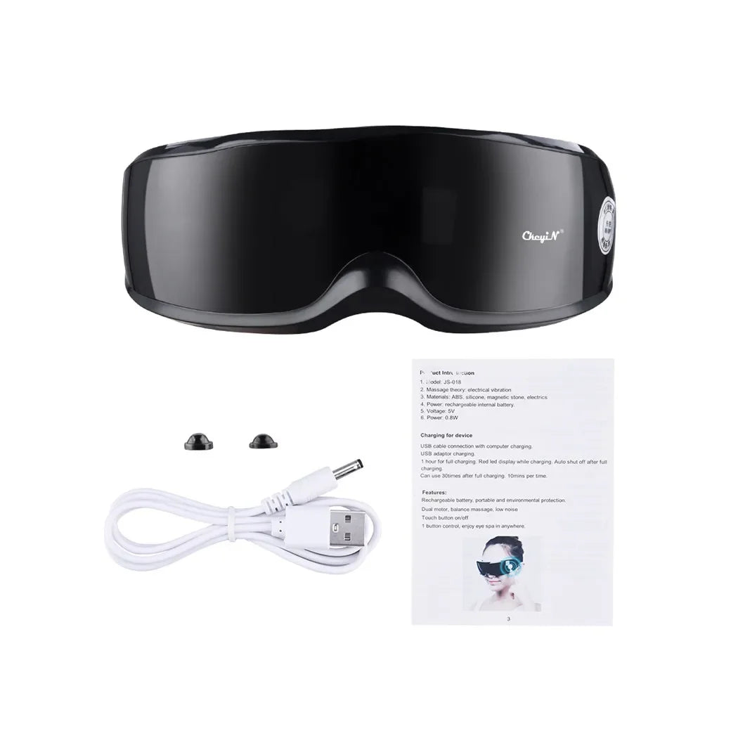 VisionRelax™ – Heated Eye Massager with Air Pressure & Vibration