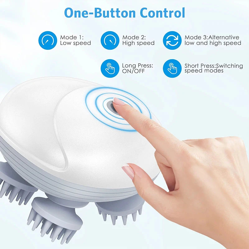 ScalpEase™ – Electric Head & Scalp Massager