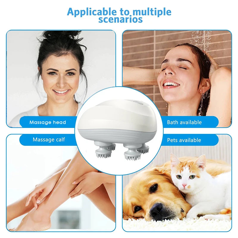 ScalpEase™ – Electric Head & Scalp Massager