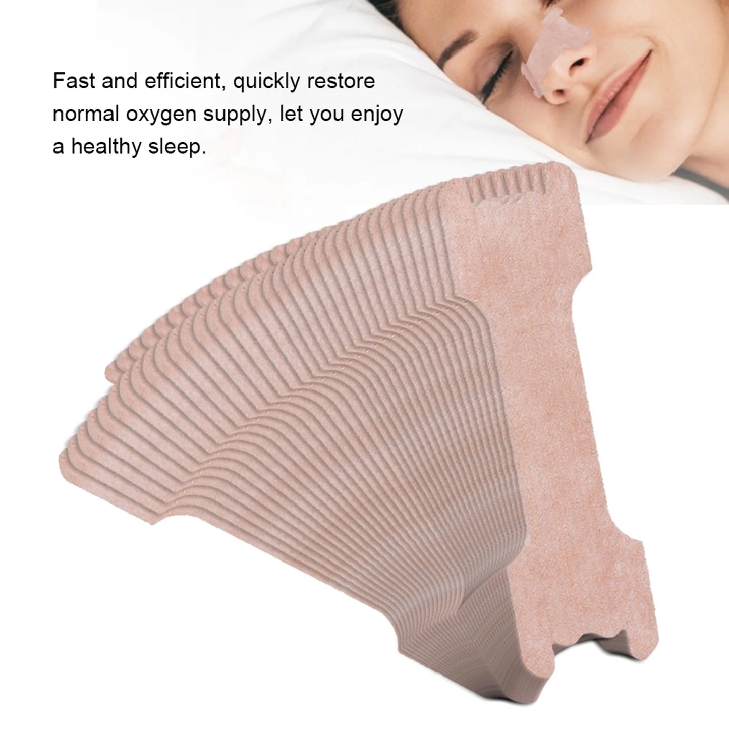BreatheEZ™ – Anti-Snore Nasal Strips (100-Pack)